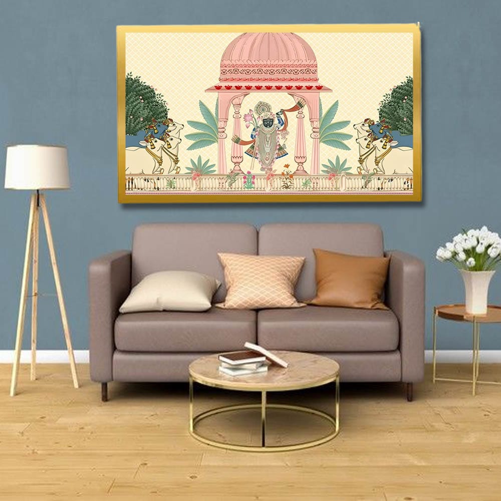Shrinathji Pichwai Canvas Wall Painting