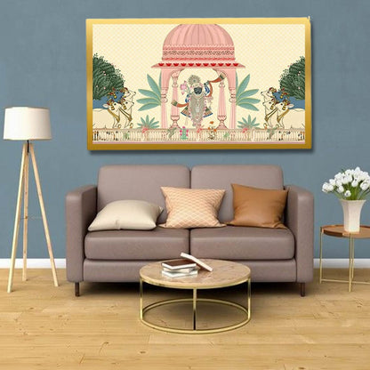Shrinathji Pichwai Canvas Wall Painting