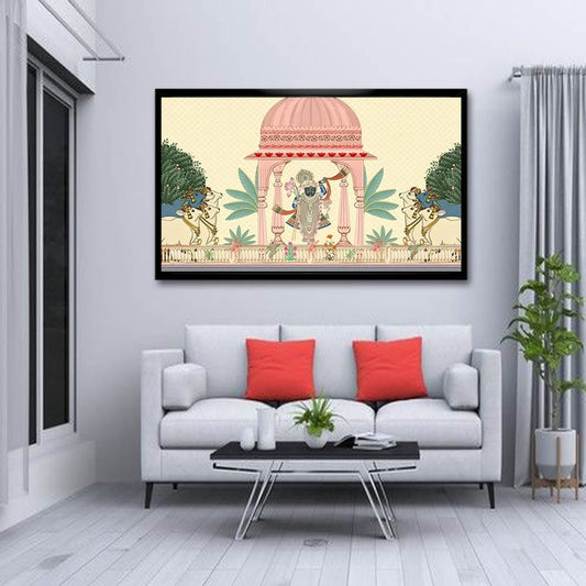 Shrinathji Pichwai Canvas Wall Painting