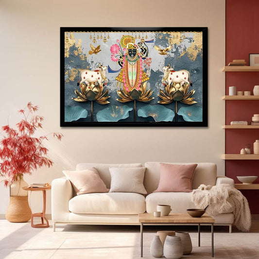 Shrinathji Pichwai Canvas Wall Art