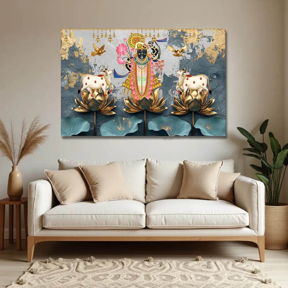 Shrinathji Pichwai Canvas Wall Art
