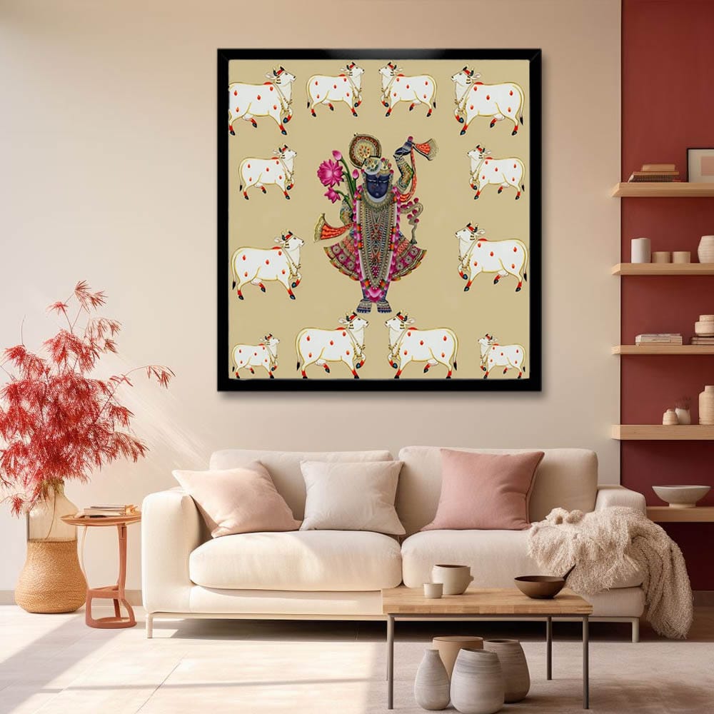 Shrinathji Pichwai Canvas Wall Painting