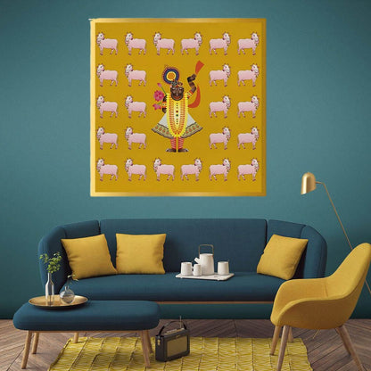 Shrinathji Pichwai Canvas Wall Painting