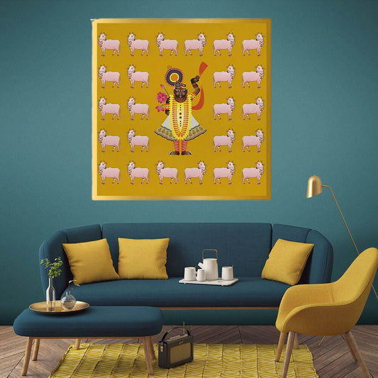 Shrinathji Pichwai Canvas Wall Painting