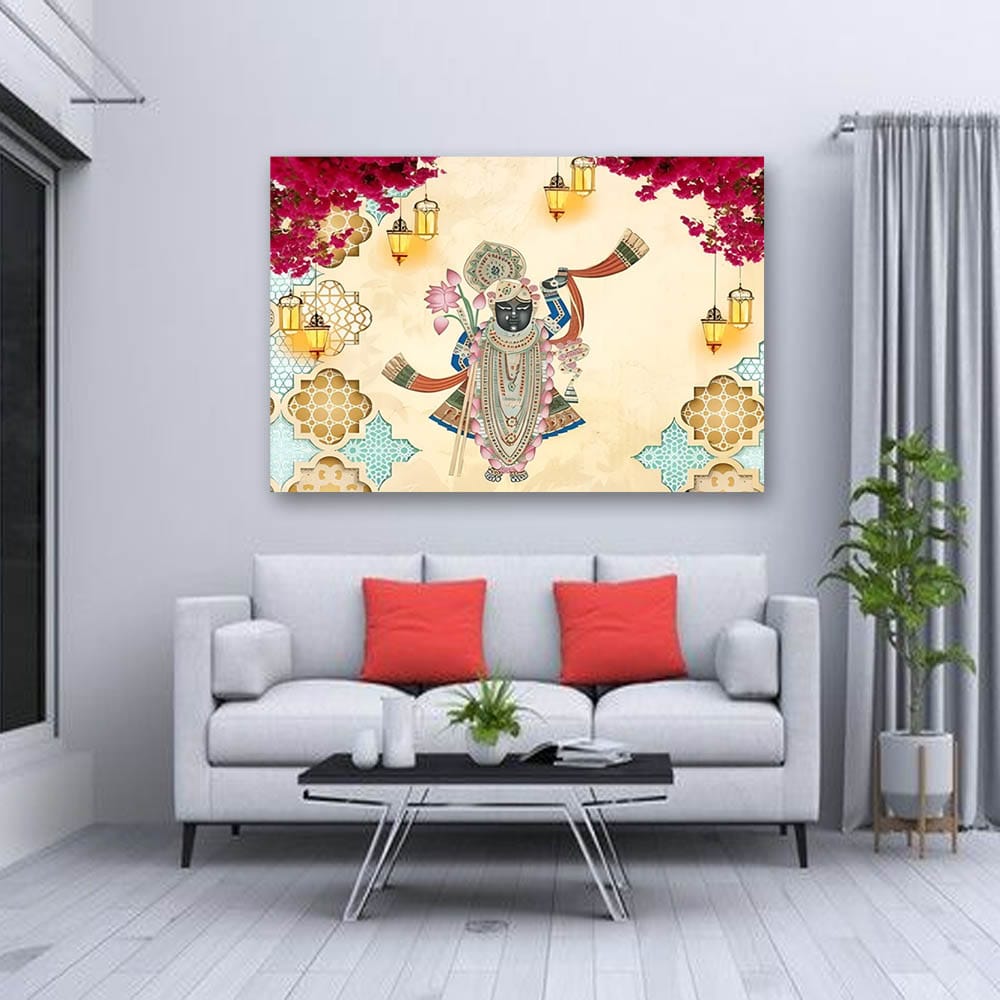 Shrinathji Canvas Wall Painting
