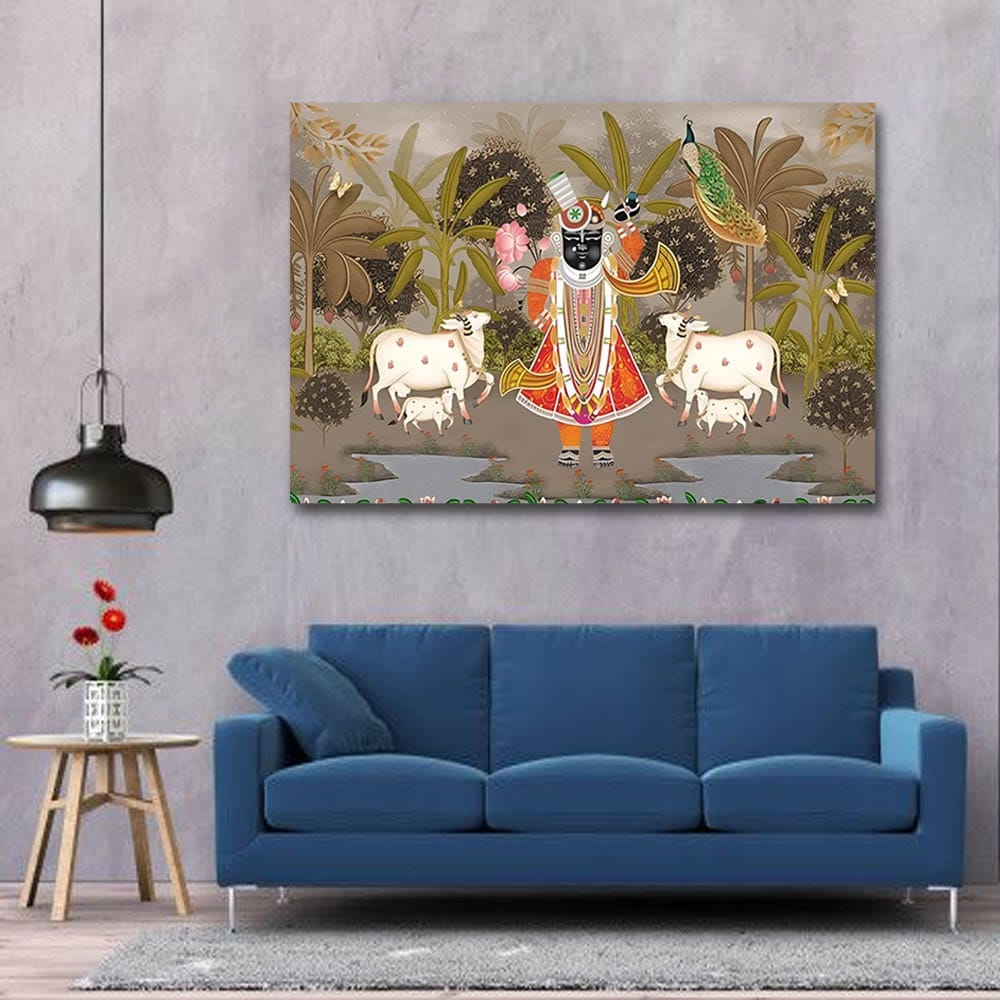 Shrinathji Pichwai Canvas Wall Art 