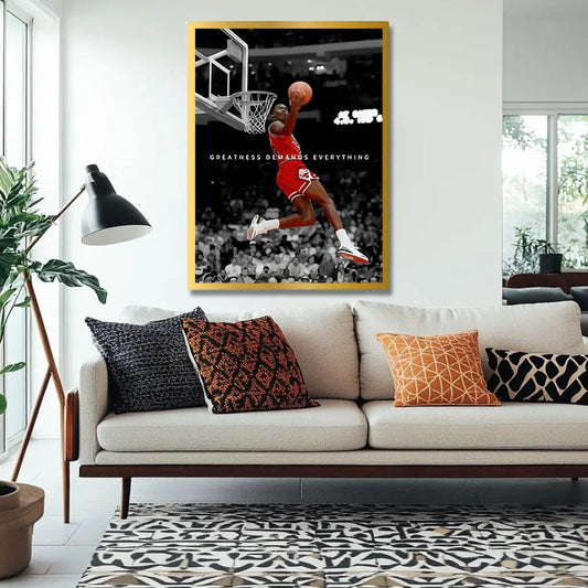 Michael Jordan Canvas Wall Painting 