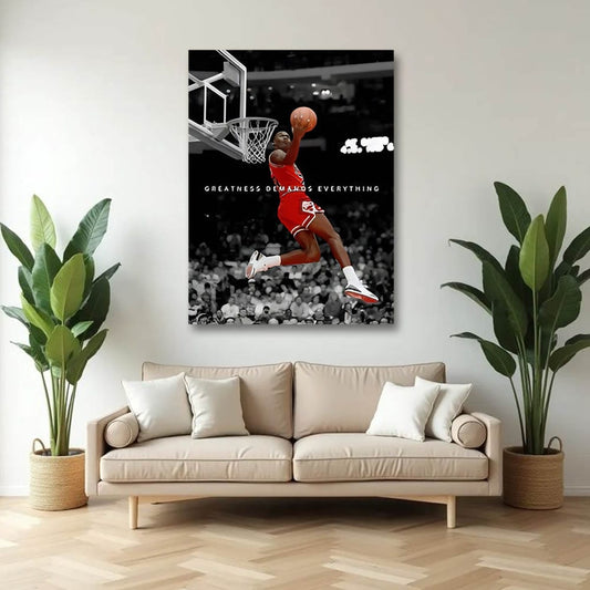 Michael Jordan Canvas Wall Painting 