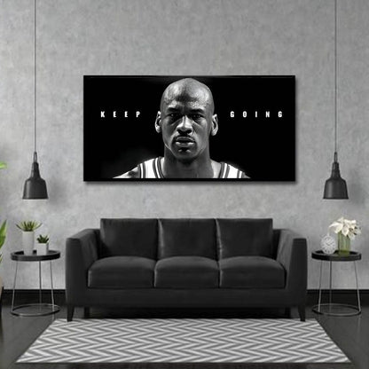 Michael Jordan Canvas Wall Art For Sports Room