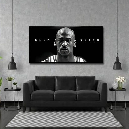Michael Jordan Canvas Wall Art For Sports Room