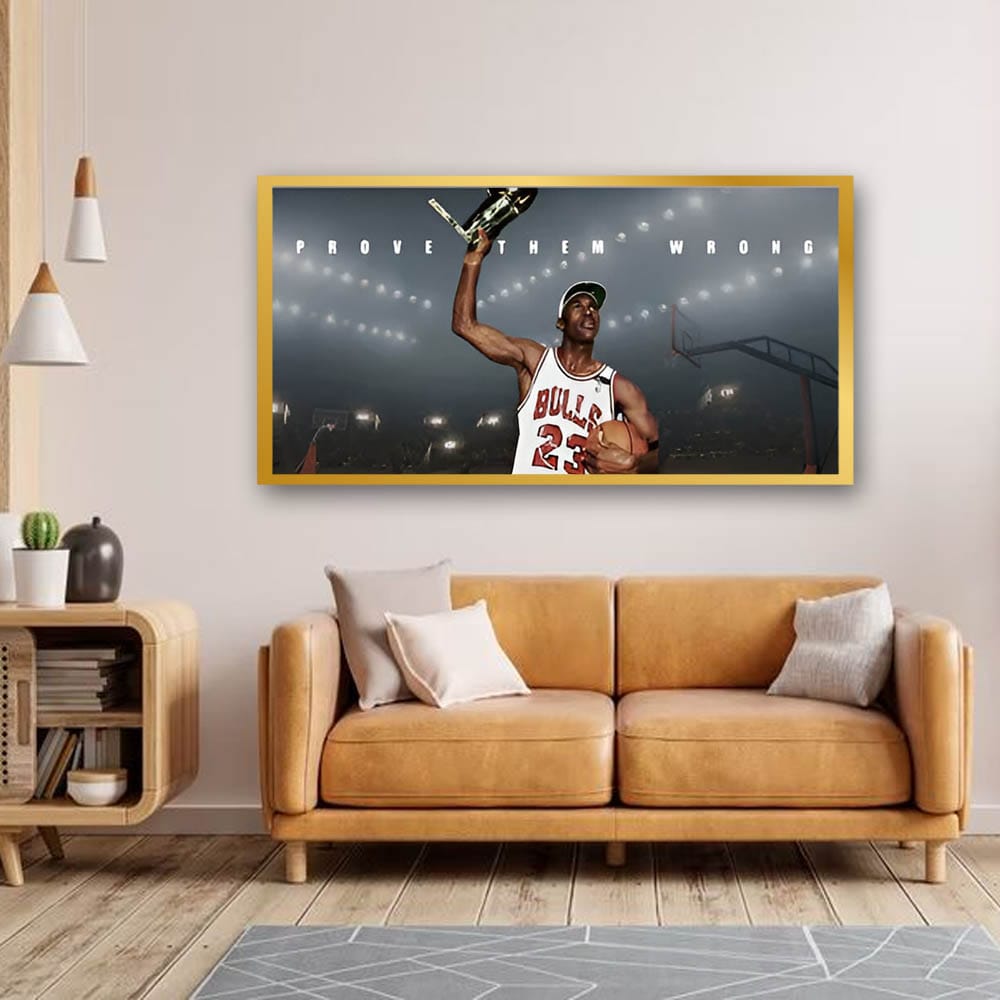 Michael Jordan Canvas Wall Art For Sports Room