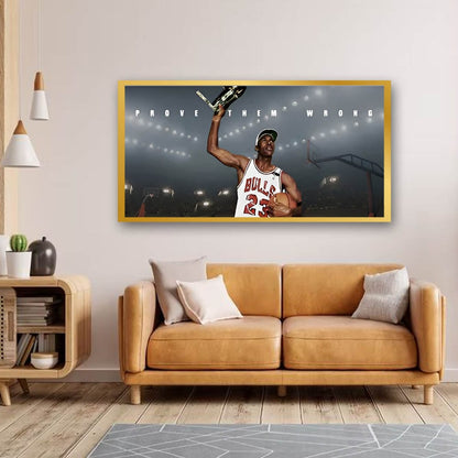 Michael Jordan Canvas Wall Art For Sports Room