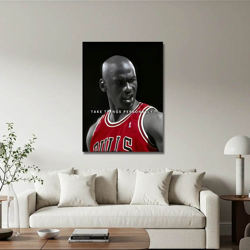 Michael Jordan Canvas Wall Art For Sports Room