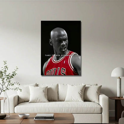 Michael Jordan Canvas Wall Art For Sports Room