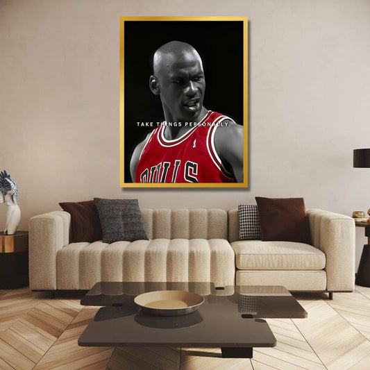 Michael Jordan Canvas Wall Art For Sports Room