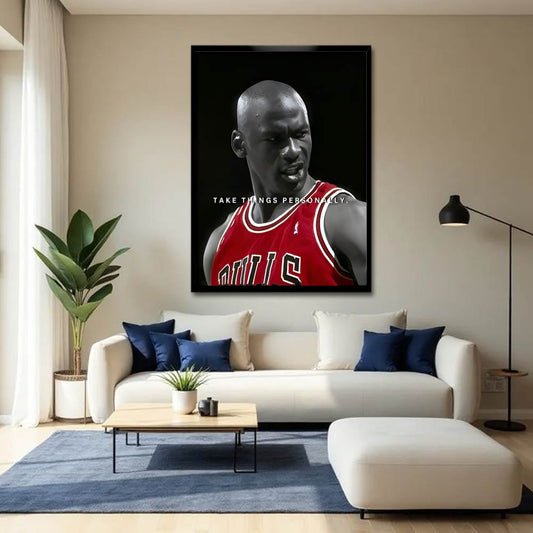 Michael Jordan Canvas Wall Art For Sports Room