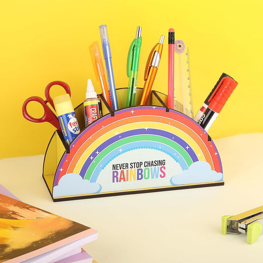 Stylish desk organiser for kids study room. Kids room décor. Birthday return gift.