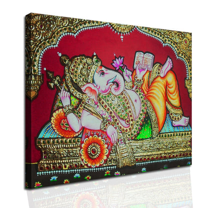 Ganesh Canvas Wall Art Painting 