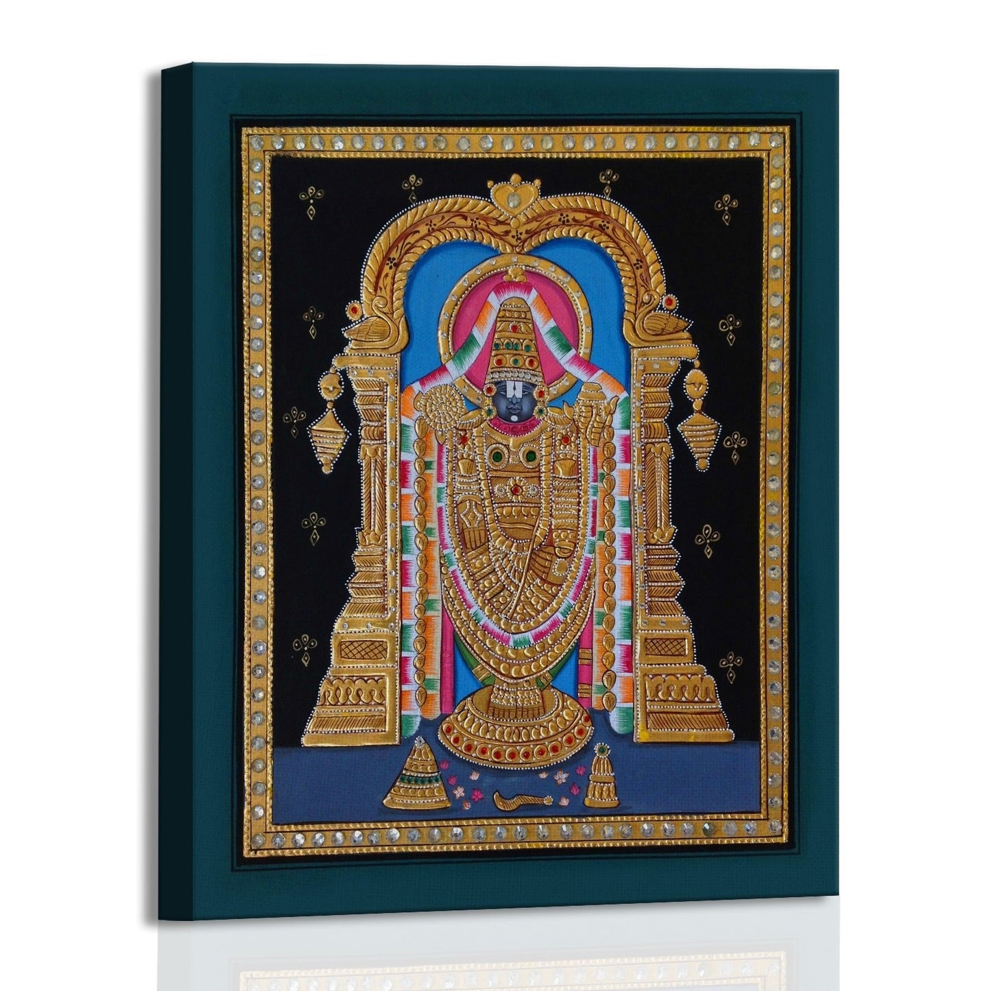 Balaji Tanjore Canvas Wall Art  Painting  