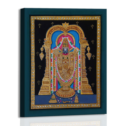 Balaji Tanjore Canvas Wall Art  Painting  