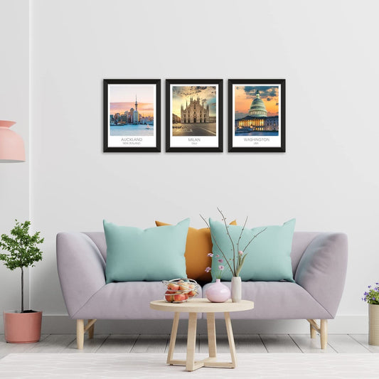 Travel Theme Canvas Wall Art Painting