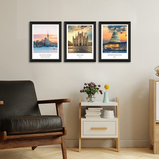 Travel Theme Canvas Wall Art Painting