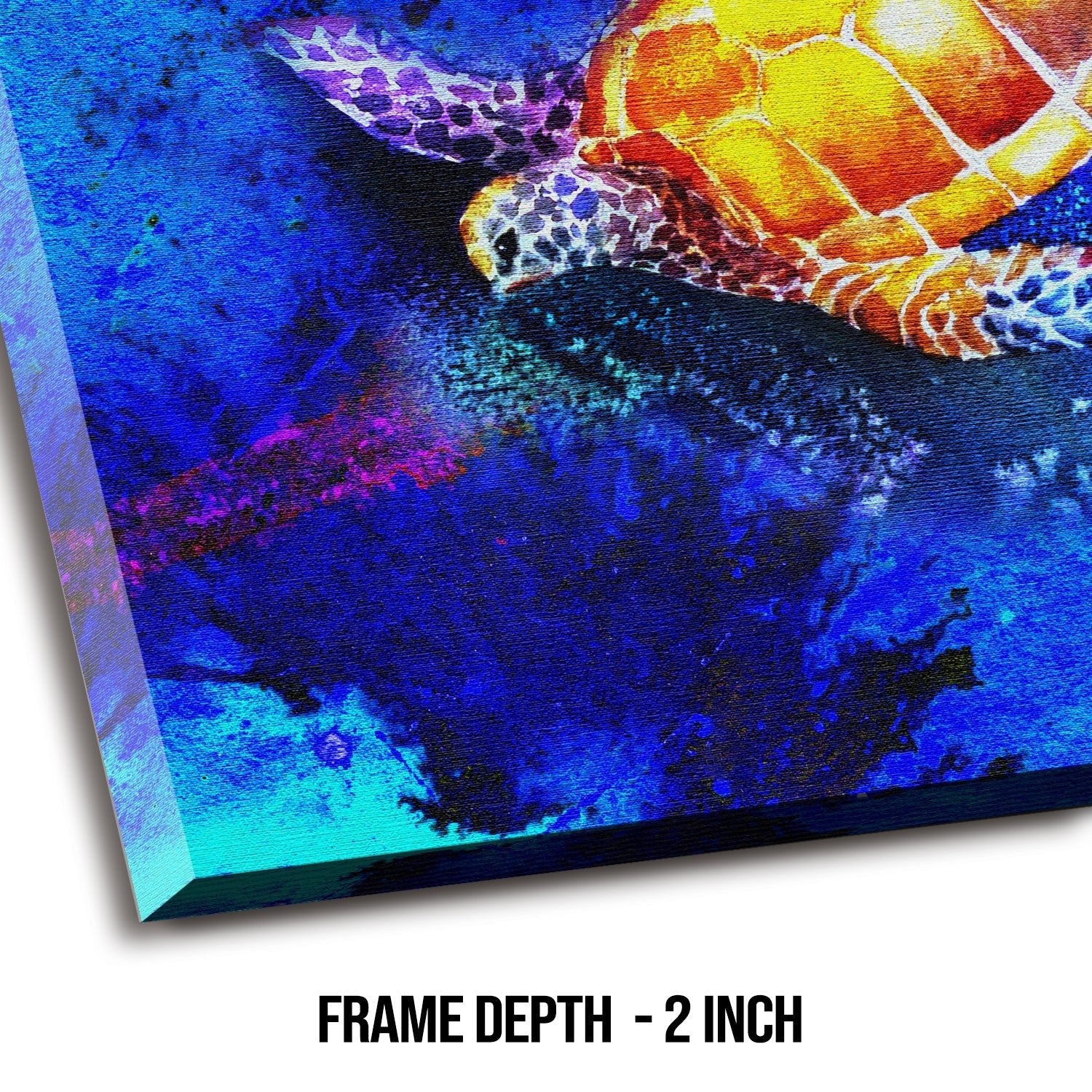 Turtle Canvas Wall Art Painting 