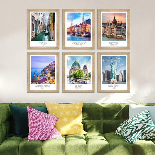 Vintage Travel Canvas Wall Art Painting