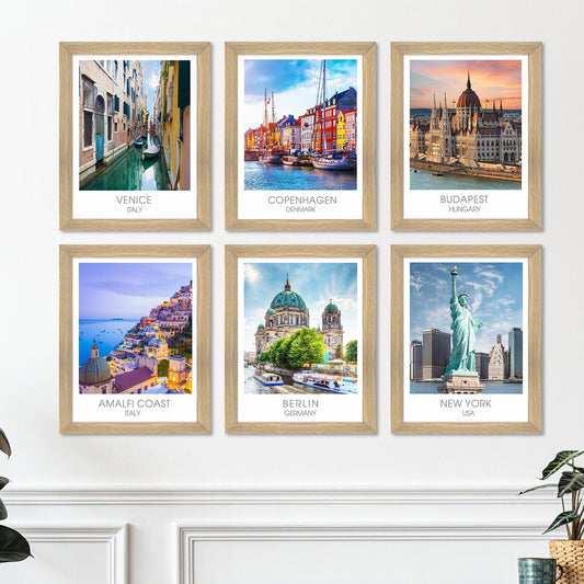 Vintage Travel Canvas Wall Art Painting