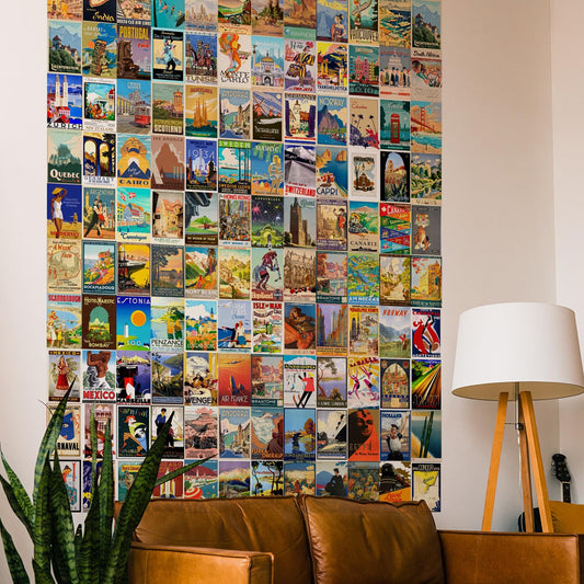 Vintage Travel Canvas Wall Art Painting
