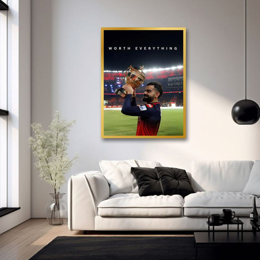 Virat Kohli Canvas Wall Painting For Bedroom Decor