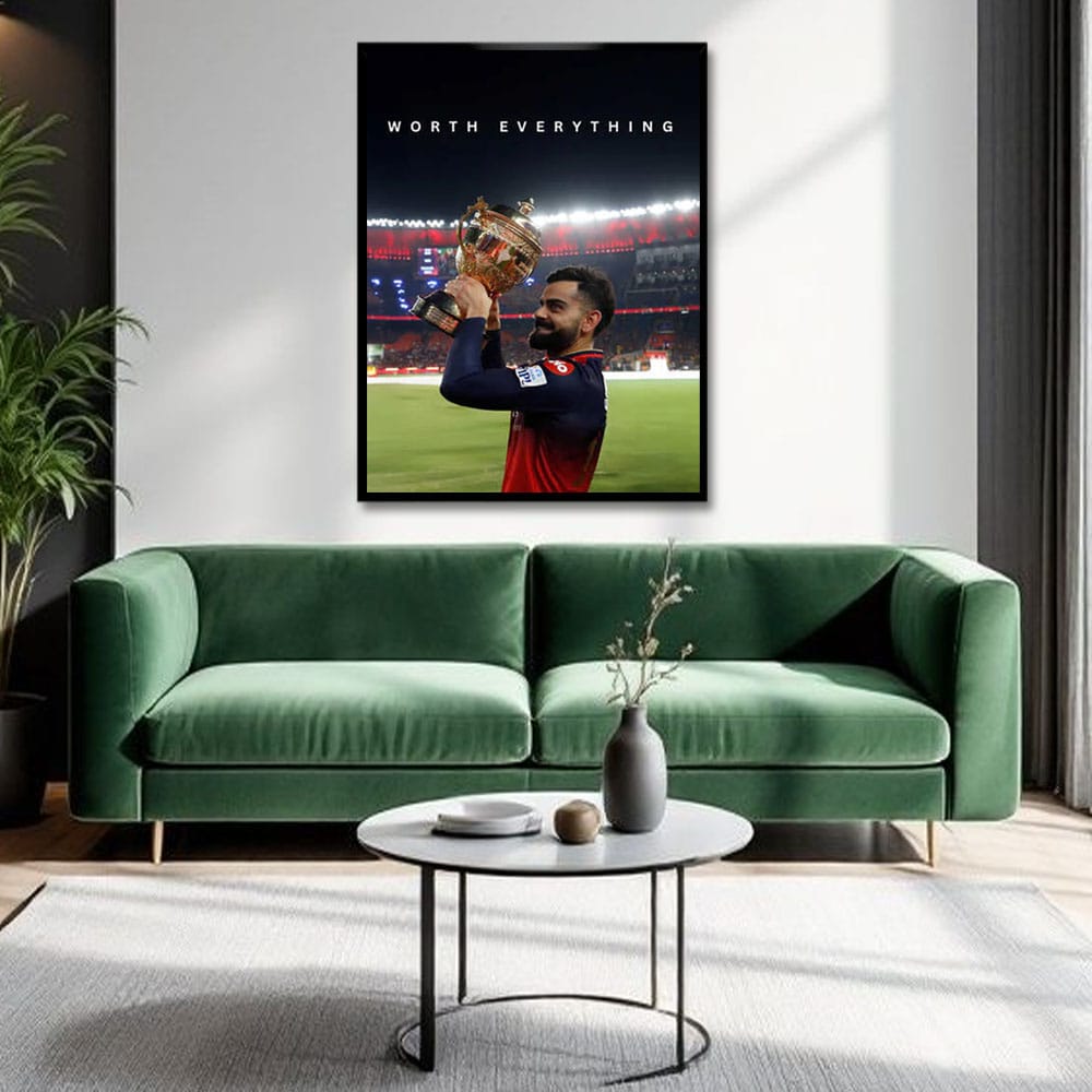 Virat Kohli Canvas Wall Painting For Bedroom Decor