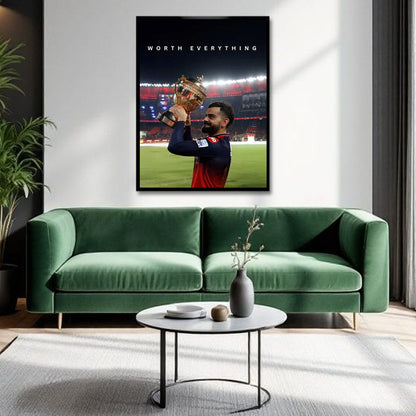 Virat Kohli Canvas Wall Painting For Bedroom Decor