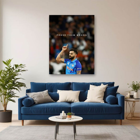 Virat Kohli Canvas Wall Painting For Living Room