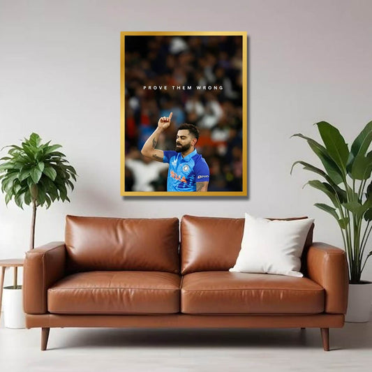 Virat Kohli Canvas Wall Painting For Living Room