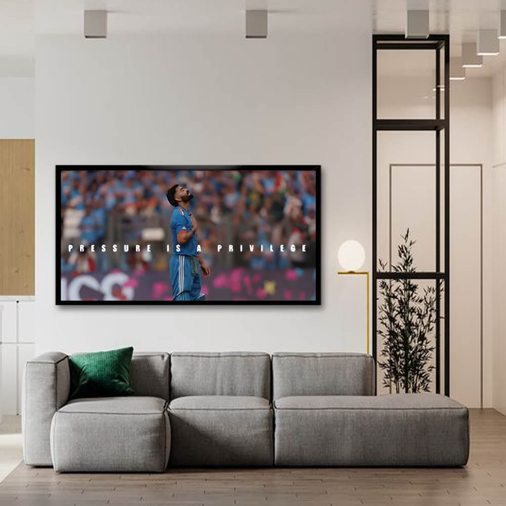Virat Kohli Canvas Wall Art For Home Decoration
