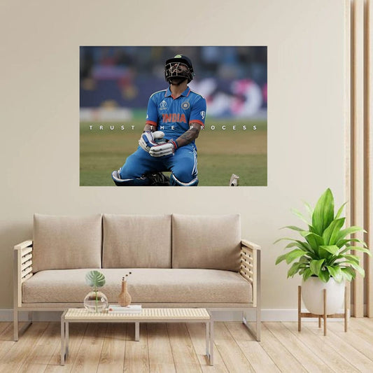 Virat Kohli Canvas Wall Art for Drawing Room