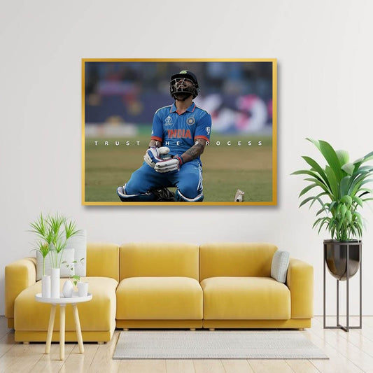 Virat Kohli Canvas Wall Art for Drawing Room