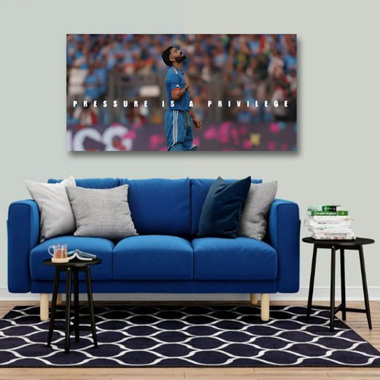 Virat Kohli Canvas Wall Art For Home Decoration
